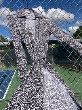 Diane von Furstenberg "New Jeanne" Silk Jersey Wrap Dress
